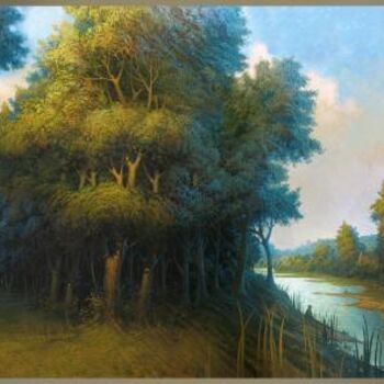 Painting titled "" Landscape "" by Serge Ivantsov, Original Artwork