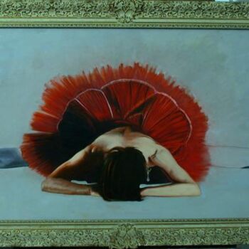 Painting titled "Nathalie" by Serge Krief, Original Artwork
