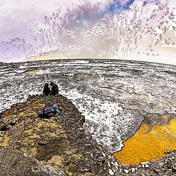 Digital Arts titled "Face à la mer" by Serge Nouchi, Original Artwork, Other