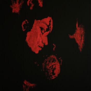 Malerei mit dem Titel "Fondness" von Serge Ra, Original-Kunstwerk, Öl