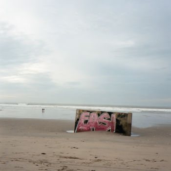 Фотография под названием "Blockhaus en hiver" - Serge Ricome, Подлинное произведение искусства, Пленочная фотография