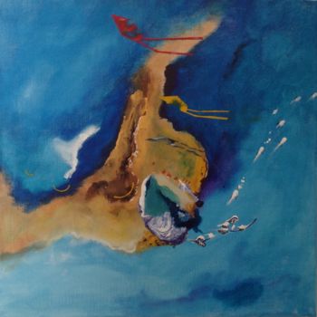 Pintura intitulada "Evasion.jpg" por Serge Sarrat, Obras de arte originais, Acrílico
