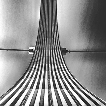 Photography titled "La fuite en avant" by Serge Strippentoir, Original Artwork, Digital Photography Mounted on Aluminium