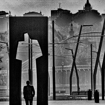 Photographie intitulée "Le Phoenix" par Serge Strippentoir, Œuvre d'art originale, Photographie numérique Monté sur Aluminium