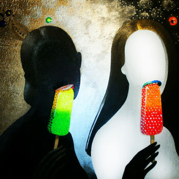 "Luxury ice cream" başlıklı Tablo Serge Sunne tarafından, Orijinal sanat, Akrilik