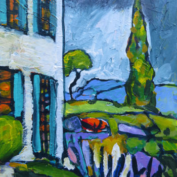 Painting titled "Provence - Avant L'…" by Serge Thiery, Original Artwork, Acrylic