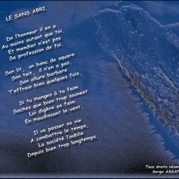 Arte digitale intitolato "le-sanseabri.jpg" da Serge Assaf, Opera d'arte originale