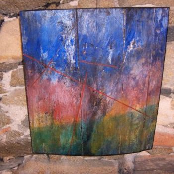 Painting titled "signes et traces" by Serge Boué - Kovacs, Original Artwork