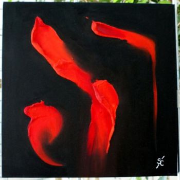Pittura intitolato "Abstrait 011" da Serge Cabanel, Opera d'arte originale, Olio