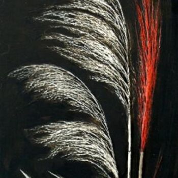 Pittura intitolato "Abstrait 002" da Serge Cabanel, Opera d'arte originale, Olio