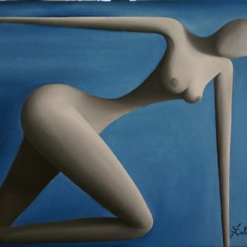 Peinture intitulée "Eccia" par Serge Cabanel, Œuvre d'art originale, Huile