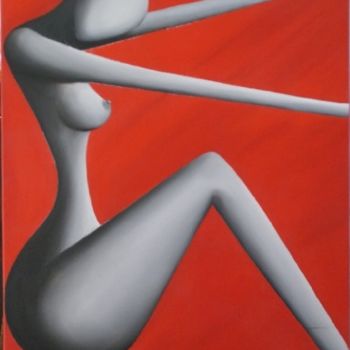 Peinture intitulée "Calla" par Serge Cabanel, Œuvre d'art originale, Huile