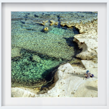 Photography titled "MEDITERRANEO IV (Fr…" by Serge Horta, Original Artwork, Analog photography Mounted on Wood Panel