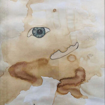 "Contemplation of th…" başlıklı Tablo Sergei Kozachenko tarafından, Orijinal sanat, Mum boya