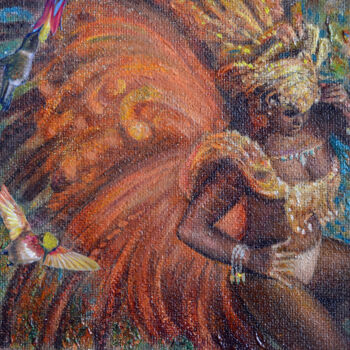 "Creole girl dancing" başlıklı Tablo Sergei Lisitsyn tarafından, Orijinal sanat, Petrol