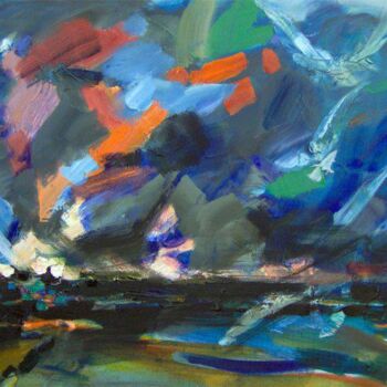 Painting titled "Storm 97" by Sergej Jakovlev, Original Artwork