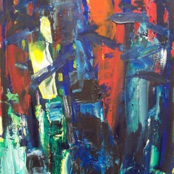 Painting titled "No-Title-67x108-201…" by Sergej Jakovlev, Original Artwork