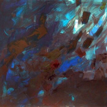 Malerei mit dem Titel "Night" von Sergej Jakovlev, Original-Kunstwerk