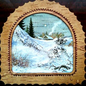 Картина под названием "Сибирь-Матушка..." - Сергей Зинин, Подлинное произведение искусства, Масло