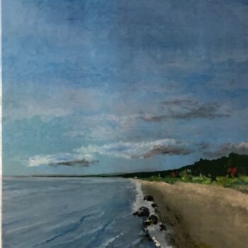 Painting titled "Baltic Sea" by Sergejs Matjušenko, Original Artwork, Oil