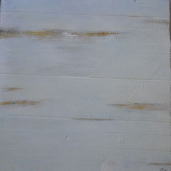 Pintura titulada "Horizon d'or" por Serge Leroux, Obra de arte original, Acrílico Montado en Cartulina