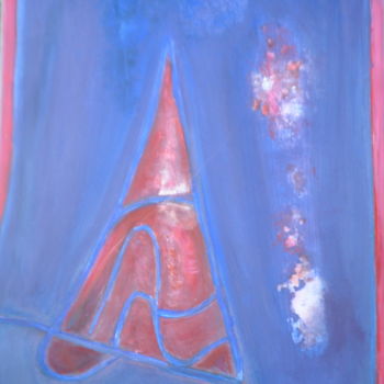 Картина под названием "Masque-Fenêtre" - Serge Leroux, Подлинное произведение искусства, Акрил Установлен на Деревянная рама…