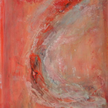 Pittura intitolato "Roseau pensant" da Serge Leroux, Opera d'arte originale, Acrilico