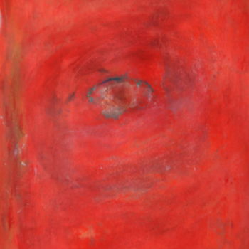 Painting titled "L'oeil du Cyclope" by Serge Leroux, Original Artwork, Acrylic