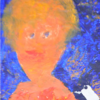 Картина под названием "L'idiot 2" - Serge Leroux, Подлинное произведение искусства, Акрил Установлен на Другая жесткая панель