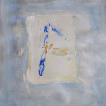 Картина под названием "Reflet Or" - Serge Leroux, Подлинное произведение искусства, Акрил Установлен на Деревянная панель