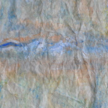 Peinture intitulée "Terre plissée" par Serge Leroux, Œuvre d'art originale, Acrylique