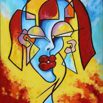 Painting titled "LiLu" by Serge M, Original Artwork, Acrylic