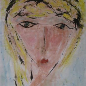 Painting titled "Visage douceur" by Sergentdelire, Original Artwork