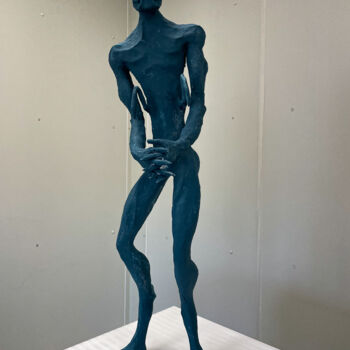 Sculpture titled "Инсектоид Муравей" by Sergey Artyukhov, Original Artwork, Paper maché