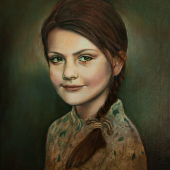 Peinture intitulée "princess Estel Silv…" par Sergey Belikov, Œuvre d'art originale, Huile