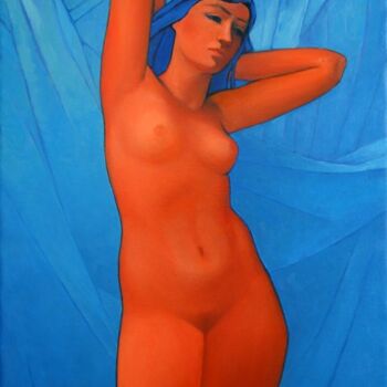 Malarstwo zatytułowany „Венера” autorstwa Сергей Бровкин, Oryginalna praca, Olej