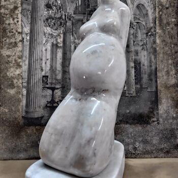 雕塑 标题为“Надежда” 由Sergey Davidovsky, 原创艺术品, 石