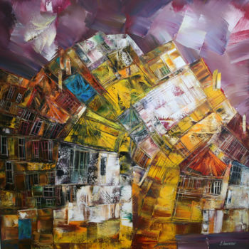 Malerei mit dem Titel "Easterly Down" von Sergey Inkatov, Original-Kunstwerk, Öl