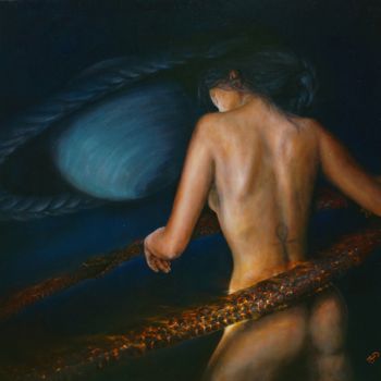 Painting titled "Self" by Sergey Kolesnikov (Ks), Original Artwork, Oil