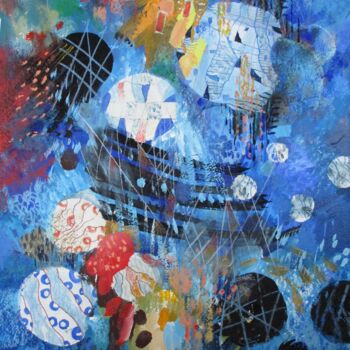 Pittura intitolato "Invisible subjects" da Sergey Kostin, Opera d'arte originale, Acrilico
