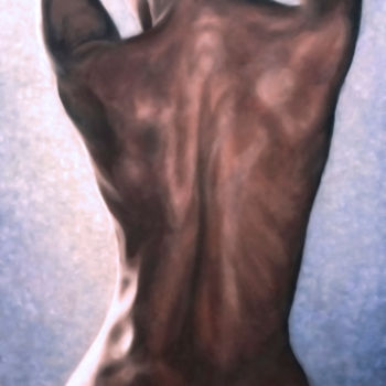 Pintura intitulada "nude2" por Sergey Levin, Obras de arte originais, Óleo