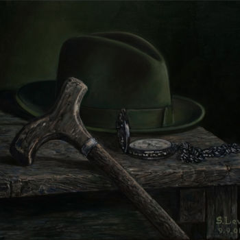 Malarstwo zatytułowany „He's already gone .…” autorstwa Sergey Levin, Oryginalna praca, Olej