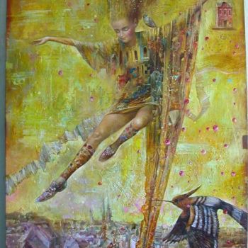 Painting titled "thin dreams" by Sergey Lukyanov, Original Artwork, Other