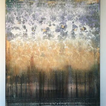 Картина под названием "large abstract pain…" - Sergey Makhov, Подлинное произведение искусства, Акрил Установлен на Деревянн…