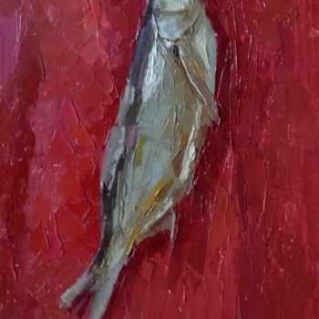 Pintura titulada "Рыба." por Sergey Perevozchenko, Obra de arte original, Oleo