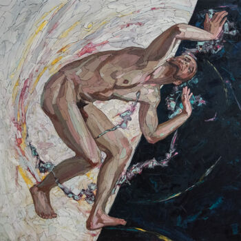Pintura intitulada "Surmounting" por Sergey Sovkov, Obras de arte originais