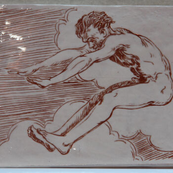 Scultura intitolato "Jumper" da Sergey Sovkov, Opera d'arte originale, Ceramica
