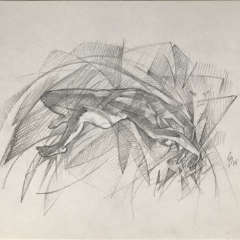 Drawing titled "Light and Darkness" by Sergey Sovkov, Original Artwork