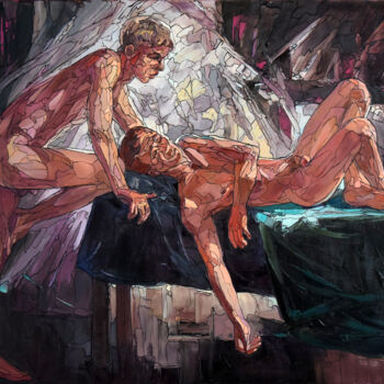 Pintura titulada "Dream in a Summer N…" por Sergey Sovkov, Obra de arte original