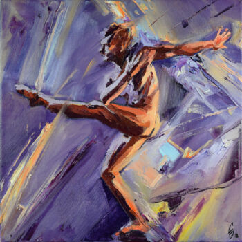 Pittura intitolato "Dancer" da Sergey Sovkov, Opera d'arte originale